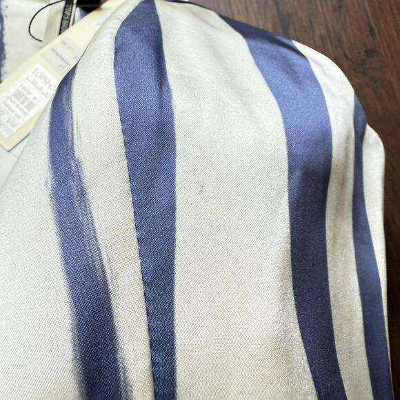 Topshop Satin Striped Crop Top, Halter, Lined, US 6 - Picture 8 of 8